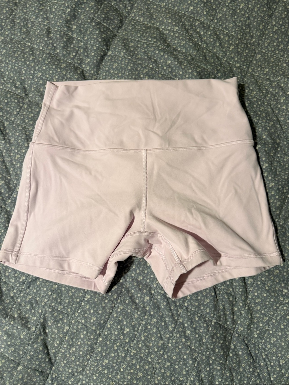 Lululemon 4 inch Women's High-Waist Performance Shorts - Pink Organza